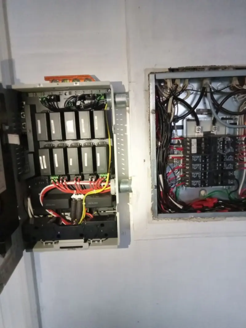 Electrical panel upgrade completed for Security Camera Wiring in Fern Park